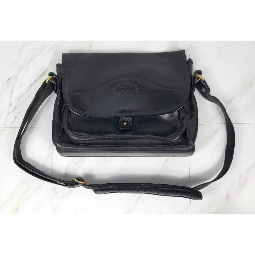 The Original No. 58 Ghurka Original Black Leather Bag- The Catcher